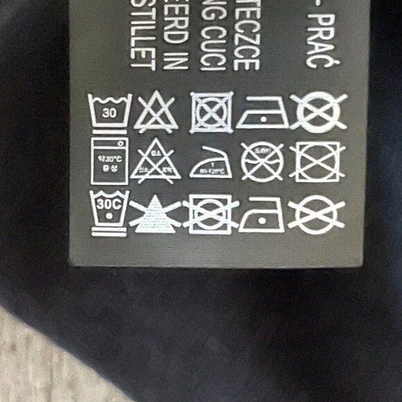 🌺 Zara Boho Black Floral Lace Sheer Back Relaxed Fit Pullover Sweater Size S - Picture 8 of 10